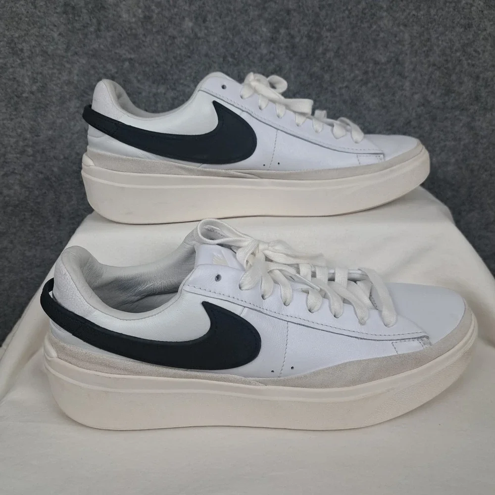 Size 11.5 - Nike Blazer Phantom Low White Black Soft‎ Leather Men